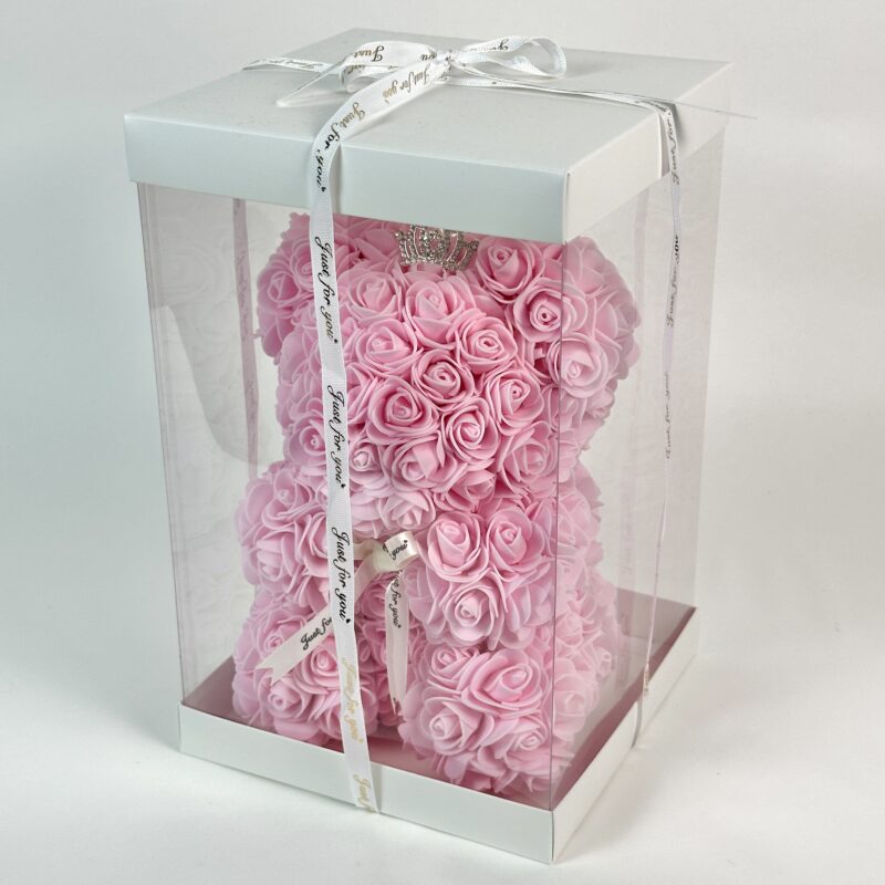 Средний розовый мишка