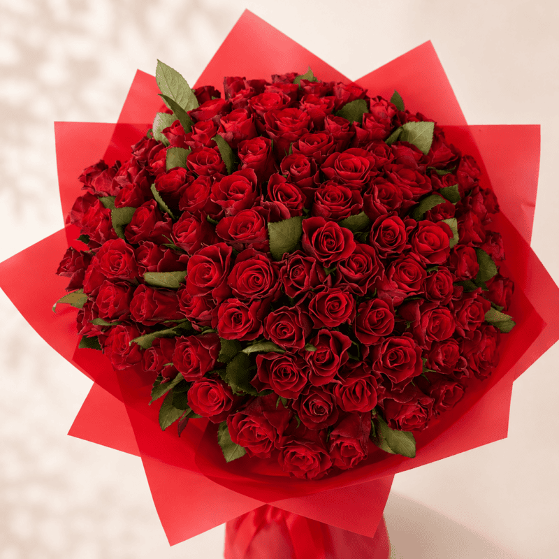 101 RED ROSES